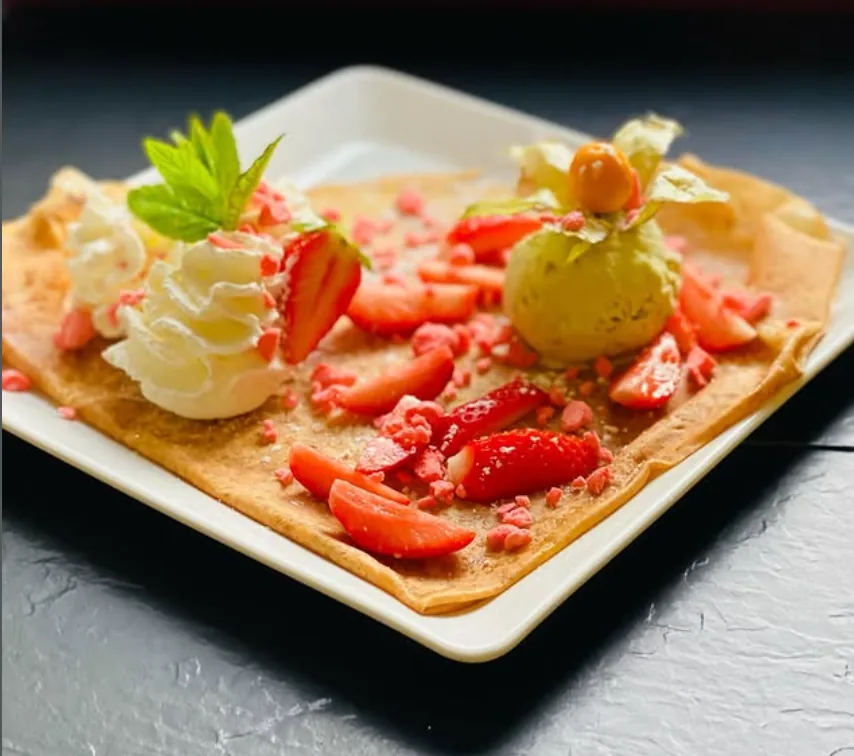 Beurre-sucre, fraises & pistache