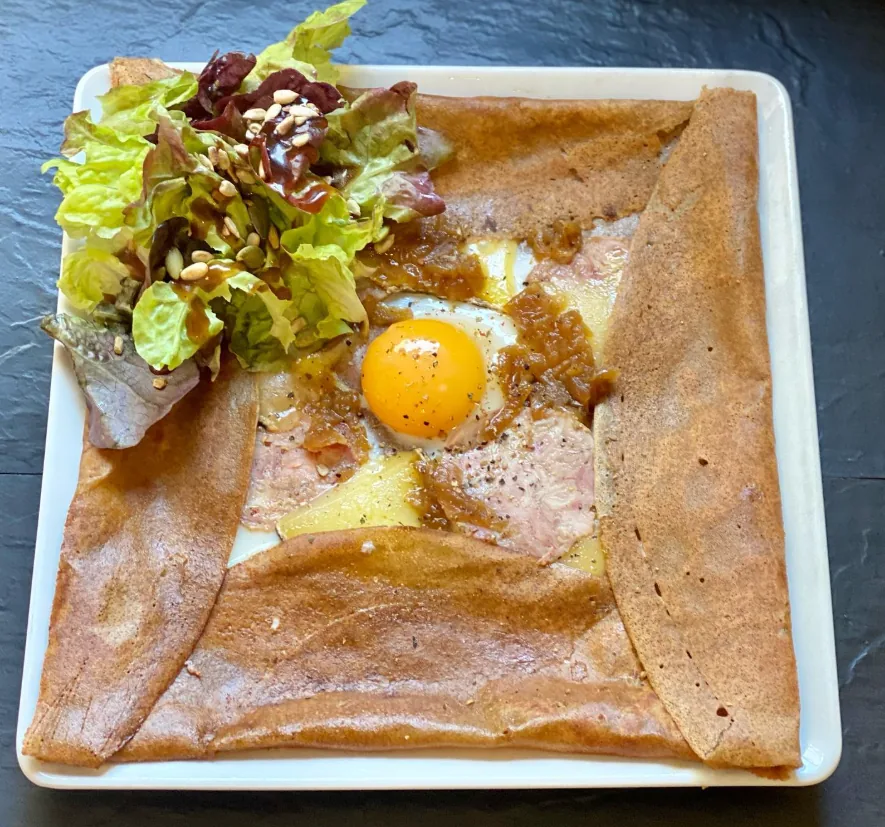 Sarrasin, andouille & tomme de Kerbraz